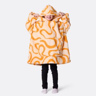Børn | Gul Wavy Teddy HappyHoodie Barn
