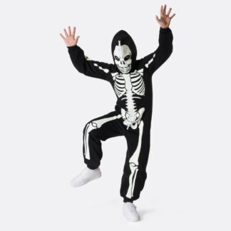 Børn | Halloween Skelet Onesie Børn