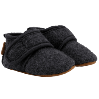 Mikk-line Prewalker Børne Futter i uld - Anthracite Melange - 36/48M