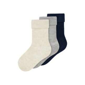 Name it 3-pak strømper i multifarvet til baby