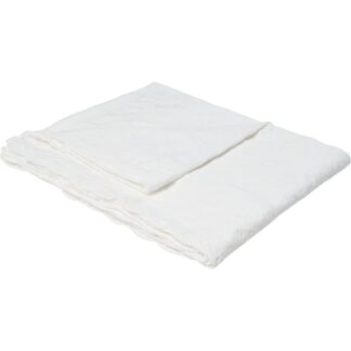 Throw 130x200cm W/lace White