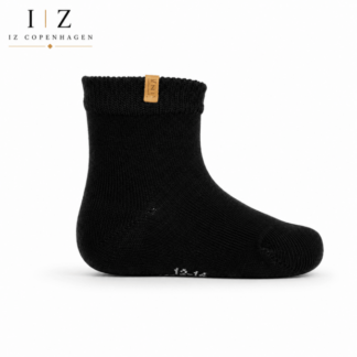 iZ Sock Luxury bambusstrømper sort til baby