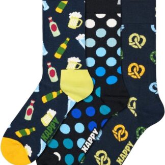 3pack Beer & Pretzel Socks