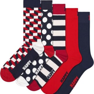 5pack Classic Filled Optic Mix Socks