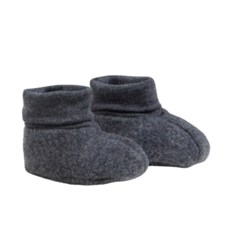Fixoni Baby Futter i merinould - Dark Grey Melange - 74/80
