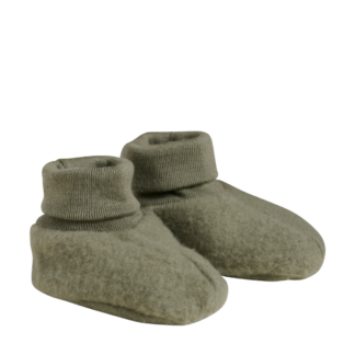 Fixoni Baby Futter i merinould - Deep Lichen Green - 62/68