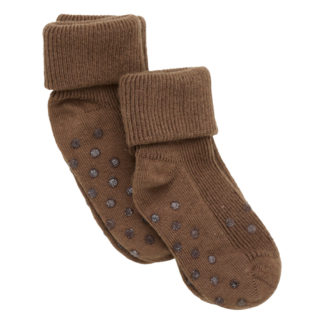 Minymo Baby Strømper - Cocoa Brown - 23/26