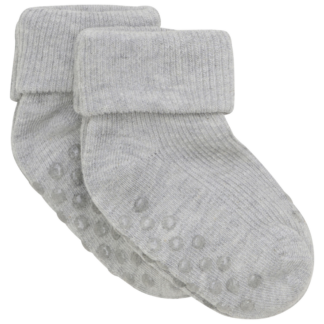 Minymo Baby Strømper - Light Grey Melange - 23/26