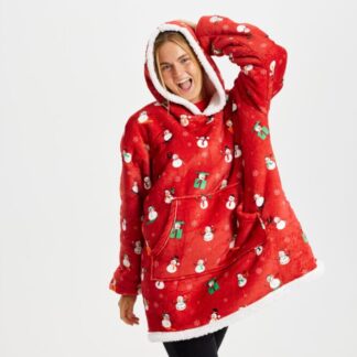 Snemand Dreamhoodie Rød - Voksen